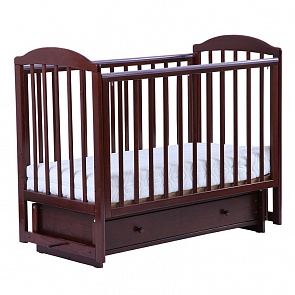 Кровать маятниковая поперечная БИ 41.2 Кубаночка-5, орех темный 35 (Кубаночка, КУБ-41.2_орех темный 35)